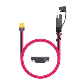RIIEYOCA 1M SAE to XT60 Connector Adapter, 12AWG Cable, Compatible with Solar Panels, Lipo Battery, Portable Power Station & Solar Generator