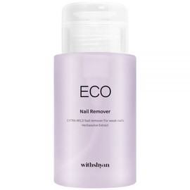 With Shan 1+1 Large Capacity Pump Type Eco Nail Remover 200ml x 2 / 위드샨 1+1 대용량 펌프형 에코 네일 리무버 200ml x 2개