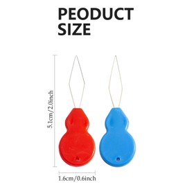 30 Pcs Needle Threader - Easy to Use Needle Threading Tool for Hand Sewing, Embroidery, and Crafting - Durable and Compact