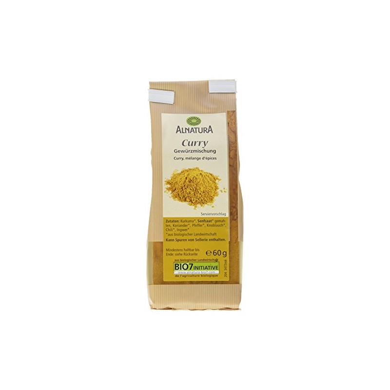 Alnatura Organic Curry Spice Mix, 60 g