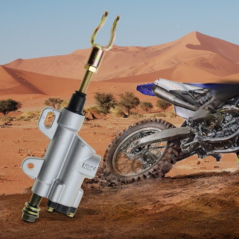 GOOFIT Motorcycle Rear Brake Hydraulic Master Cylinder for 50cc 70cc