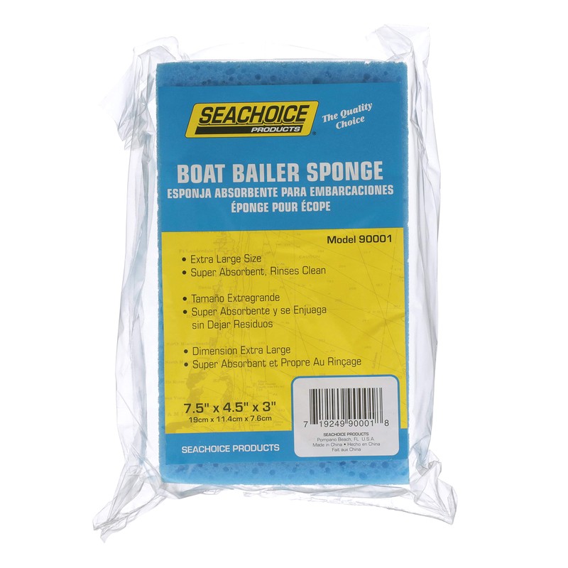 Seachoice Super Absorbent Boat Bailer Sponge, 7-1/2 in. X 4-1/2