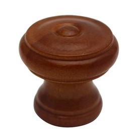 Wake Sangyo TW-337 Wooden Knobs, Dark Brown, 1.2 inches (30 mm), Interior Decoration, Furniture, Handle, Picking