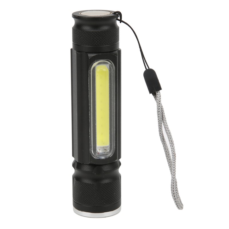 Flashlight Rechargeable Portable Aluminium Waterproof Nonslip Wearproof Pocket Flashlight