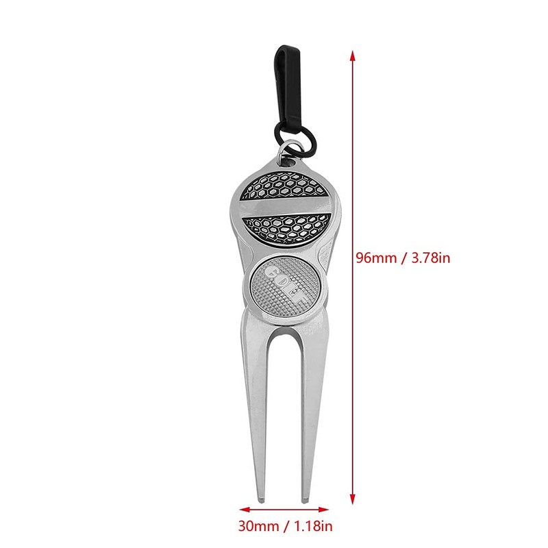VGEBY Divot Tool, Metal Single Prong Divot Repair Tool Pitch