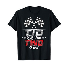 Tio Of The Two Fast Second Birthday Racing Car Family T-Shirt