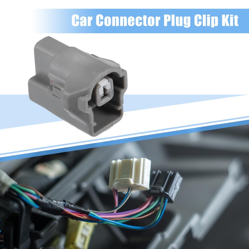 X AUTOHAUX 1 Set 1 Pin Knock Sensor Connector Adapter