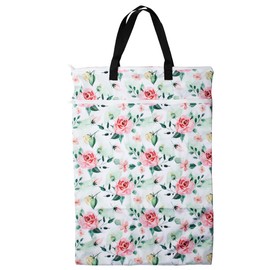 Bolsa grande para pañales de tela húmeda y seca para colgar pañales reutilizables o lavandería