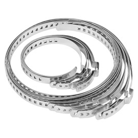 MaxEarn 30Pcs CV Boot Clamps(15Pcs Large + 15Pcs Small), Universal Adjustable Stainless Steel Drive Shaft CV Joint Boot Bands, Axle Repair Clamps Kit, Hose Clamp Tool for Car Truck SUV