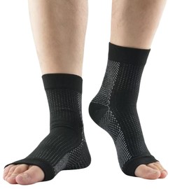 Soothe socks for Neuropathy, Stunor Dr.Neuropathy Socks, Dr.Neuropathy Socks for Foot,Soothe Socks Arch Support for Women Men,Ankle Brace Compression Support (XX-Large, Black)