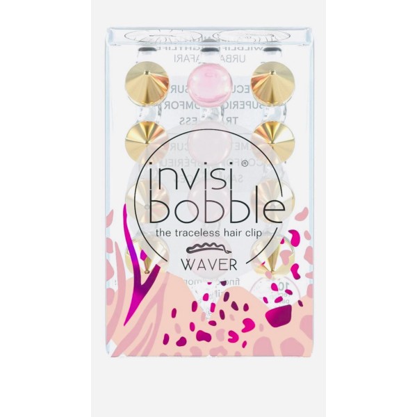 Invisibobble INVISI BOBBLE THE TRACELESS HAIR CLIPS WAVER URBAN SAFARI
