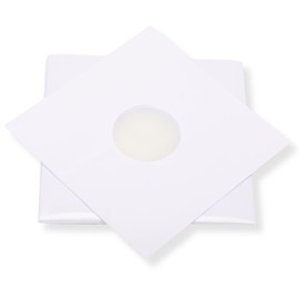 Pack of 25 LP Record Inner Sleeves Lined 90 g Pure White Paper Vinyl LP Maxi Single