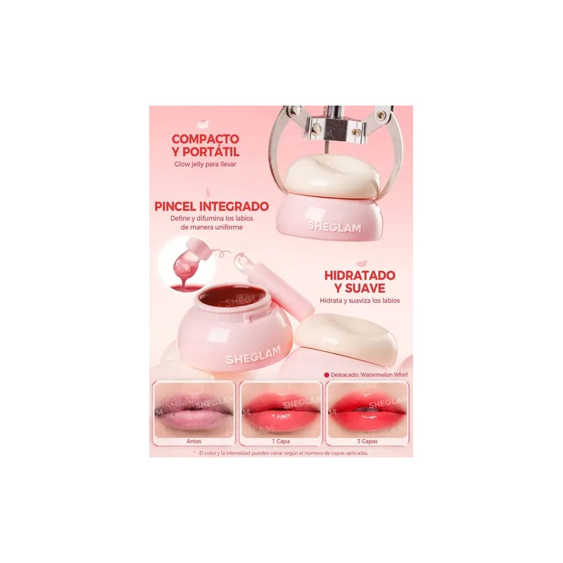 Sheglam Hydra Jelly Bálsamo Labial Hidratante - Guava Glow