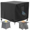 Square Gas Fire Pit Cover 28 x 28 x 25