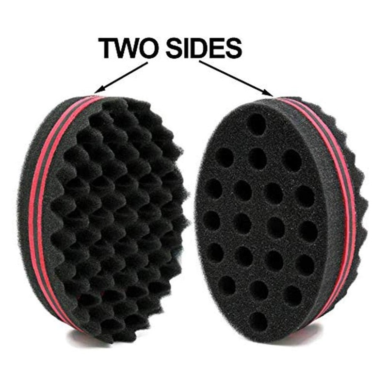 Rebuku Curly Hair Sponge Glove Brush Barber Wave Twist Curly