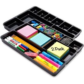 Manaloom Desk Drawer Organizer Tray with 9 Storage Compartments - For Home and Office ...