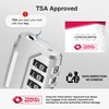 Puroma 2 Pack TSA Approved Luggage Lock, 4 Digit Combination
