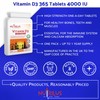 Vitamin D3 High Strength 4000 IU 365 Tablets - One