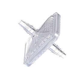 Suction Bacteria Filter 1/4 to 1/2" Barb, Both Ends