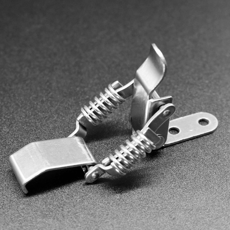 2/4 PCS Cabinet Lock Box Hasp Case ，Integrated Stainless Steel