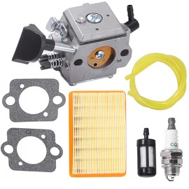 Saihisday Carburetor Kit Replacement for Stihl BR420, BR340, BR380, SR320, SR340, SR400 Backpack Blowers | Includes Air Filter Fuel Filter Spark Plug and Gaskets, Replacement for HD-4A,4B,13B
