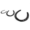 3 x Horseshoe Stickers Car Sticker Car Decoration Glossy Black