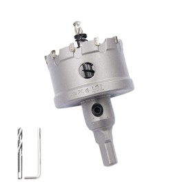 Laiwei hole saw 52 mm, steel drill, metal hole cutter, stainless steel, sharp and durable drill metal