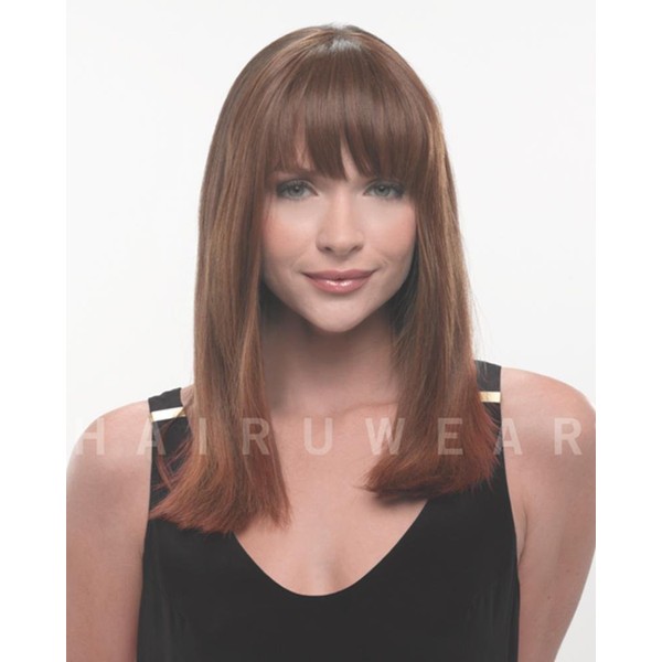 Hairdo Clip-In Bangs by Jessica Simpson and Ken Paves = R29S == Glazed Strawberry/Red Blonde