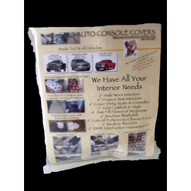 Auto Console Covers- Fits The Honda Crosstour 2011-2016 Center Console Armrest Cover Fleece - Brown