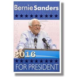 Bernie Sanders for President (Blue) - NEW USA American Political Election POSTER