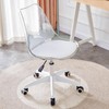 Ebullient Acrylic Clear Desk Chair Modern Home Office Ghost Chairs
