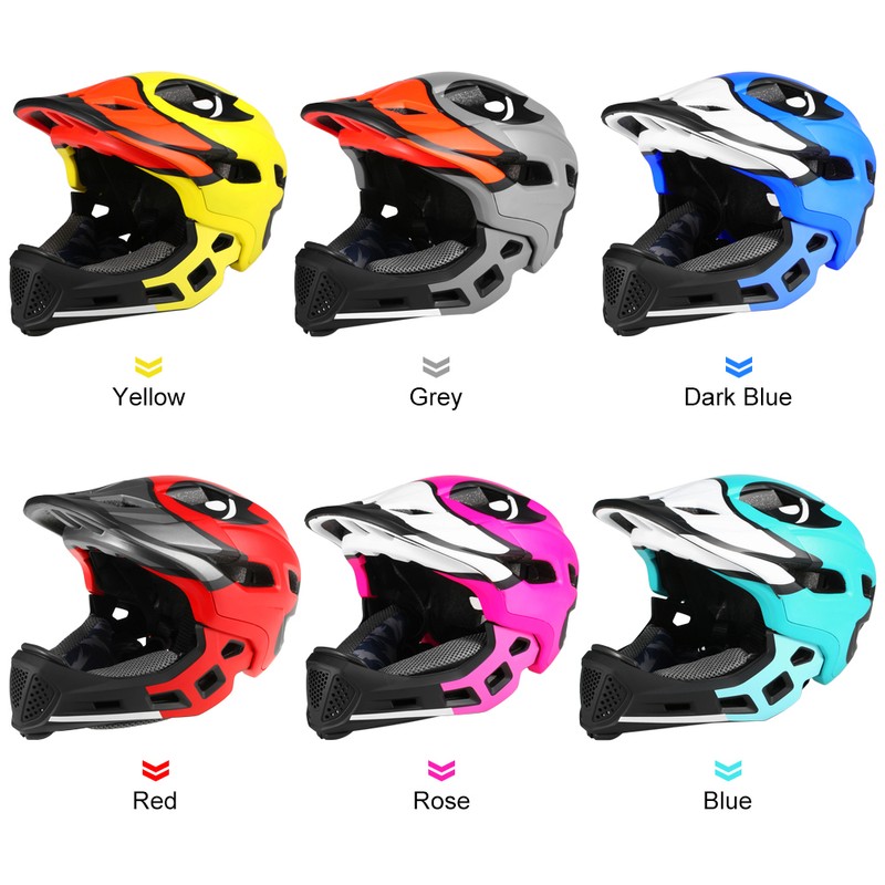 Kids Detachable Full Face Helmet Children Sports Safety Helmet for