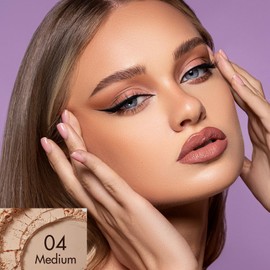 DATANSUN 2 IN 1 Powder Sunscreen For Face【SPF 35】【Oil Control】【Lightweight】 Matte Finish Mineral Sunscreen Setting Powder For All Skin, 04-Medium