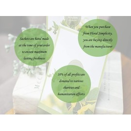 FloralSimplicity Festival Nights Scented Sachets 3 Pack - Long Lasting, Home Fragrance Perfect for Any Space - Air Freshener - Scents for Rooms & More!