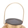 5730LED Hanging Lamp Solar Powered IP44 Waterproof Hex Hollow Lantern