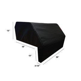 Windproof Covers 26 inch Heavy Duty Premium Vinyl Grill Cover to fit Twin Eagles Extreme Built-in Grill