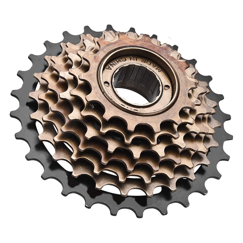 Akozon HeavyDuty 7-Speed Freewheel Cassette Sprocket, Mountain Bike Replacement Accessory,
