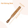 11 Inch Teak Wooden Spatula for Sourdough Starter Mixing -