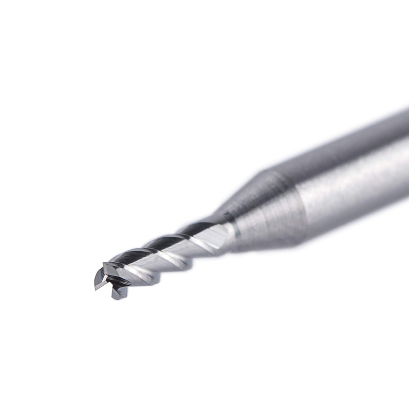 SpeTool 1/8 End Mills for Aluminum 1/16 Cutting Diameter 3