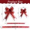 PAPU Pack of 12 Gift Bow with Gift Ribbon, Shiny,