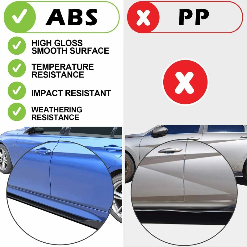 Unbranded For Nissan Versa Note Carbon Fiber Front Bumper Lip