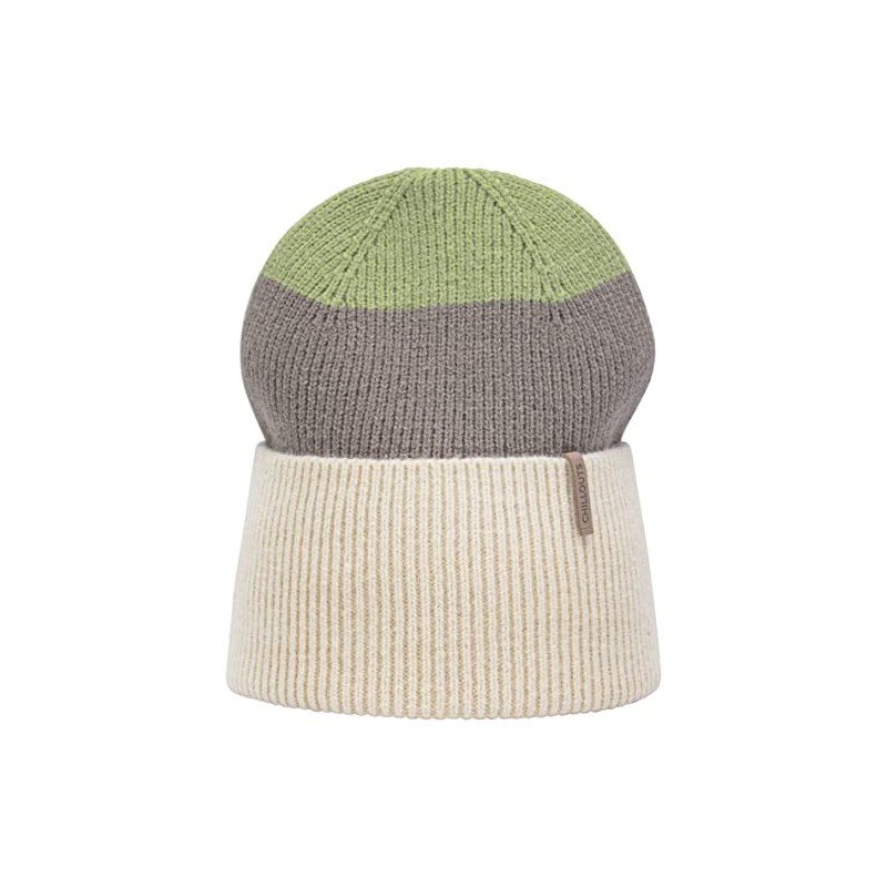 CHILLOUTS Women's Tam Hat Winterm TZE, Cream/Taupe, One Size EU,
