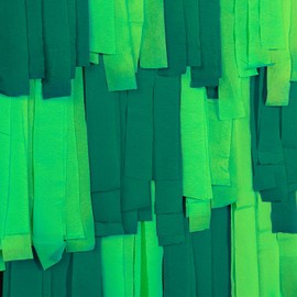PartyWoo Crepe Paper Streamers 6 Rolls 492ft, Pack of Crepe Paper in Green and Light Green Color, Crepe Paper for Birthday Decorations, Party Decorations, Wedding Decorations (1.8 In x 82 Ft/Roll)