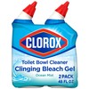 Clorox Toilet Bowl Cleaner, Clinging Bleach Gel, Ocean Mist -