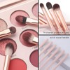 메이크업 브러시 아이라이너 핸들을 컨실러 블렌딩 우드 부드러운 6개의 세트