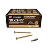 Grip-Rite GRDF212STT1 DeckForce #10 x 2-1/2" Nano Coated Wood Screws,