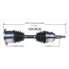 SurTrack GM-8026 CV Axle Shaft