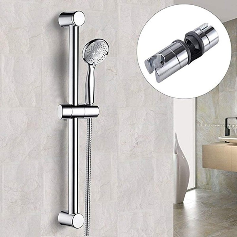 Adjustable Shower Head Holder for Slide Bar,Universal 18-25MM O.D. Rail