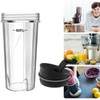 Blender Cups Replacement Parts 2PC, 16oz Ninja Juicer Cups Come
