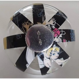 duck brand Tinkerbell Christmas Ball Plastic Ornament handmade duct tape